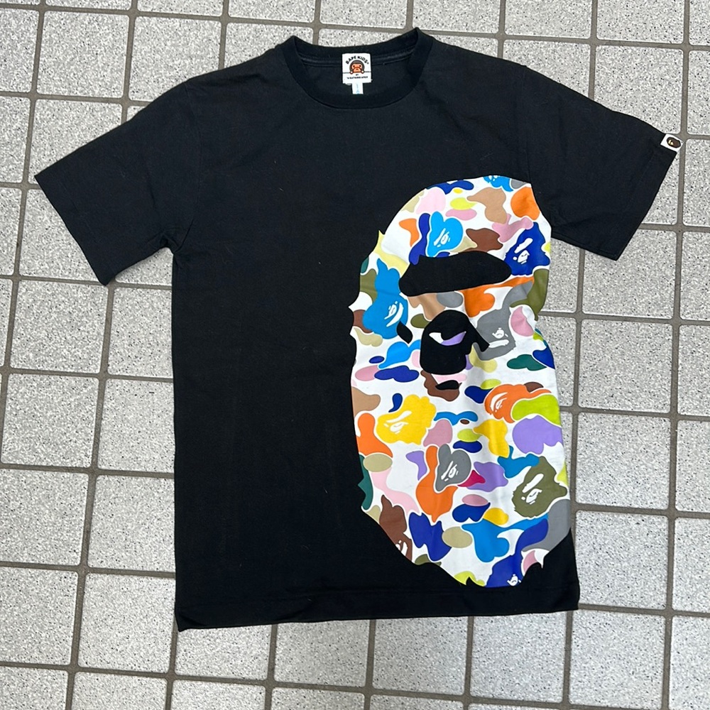Bape black T-shirt size youth 16